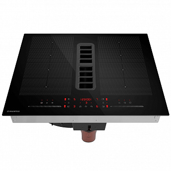 картинка Варочная панель с интегрированной вытяжкой Maunfeld MIHC604SF2BK  картинка Варочная панель с интегрированной вытяжкой Maunfeld MIHC604SF2BK