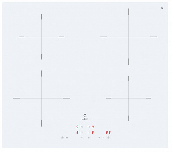 картинка Варочная панель Lex EVI 640A WH 