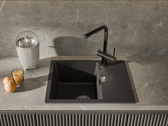 картинка Смеситель Rivelato Lugano PVD black 