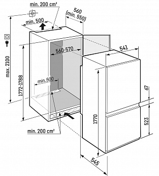 картинка Встраиваемый холодильник Liebherr ICSD 5102 