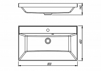 картинка Раковина Florentina Астория 800 