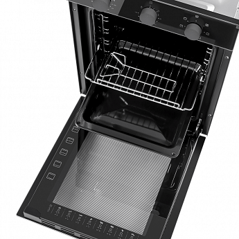 картинка Электрический духовой шкаф Maunfeld EOEC516PB черный 