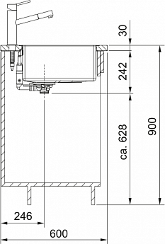 картинка Кухонная мойка Franke BXM 210/110-50 F-INOX 