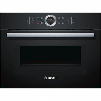 картинка Электрический духовой шкаф с функцией СВЧ Bosch CMG633BB1 черный 