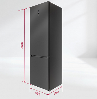 картинка Отдельностоящий холодильник Lex LKB201GrIDMax 