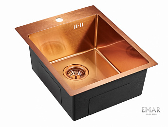 картинка Мойка для кухни Emar EMB-128А PVD Nano Coppery 