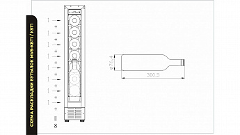 картинка Комбинированный винный шкаф Meyvel MV8-KBT1 