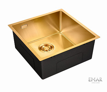 картинка Мойка для кухни Emar EMB-131 PVD Nano Golden 