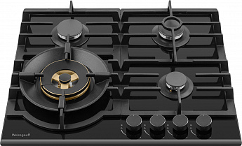 картинка Газовая варочная панель Weissgauff HGG 6441 BG Brass 