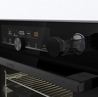 картинка Духовой шкаф с функцией пара Gorenje BSA6747A04BG черный 