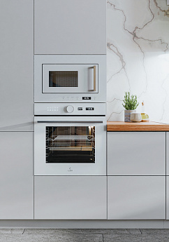 картинка Электрический духовой шкаф Lex EDM 1001 ONE WH белая 