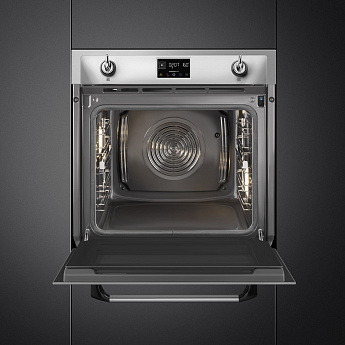 картинка Электрический духовой шкаф с функцией пара Smeg SOP6902S2PX 