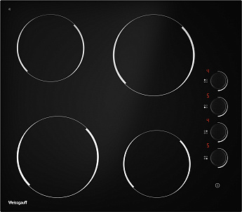 картинка Электрическая варочная панель Weissgauff HV 640 BK 