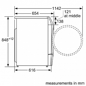 картинка Стиральная машина с сушкой и паром Bosch WNC254A0ME 