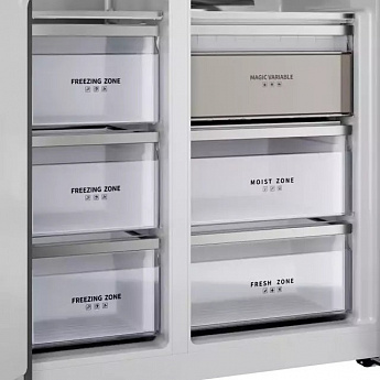 картинка Полувстраиваемый холодильник Kuppersberg RFSN 1990 WG белый 