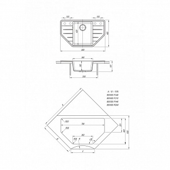 картинка Кухонная мойка Dr. Gans Smart ИРИС-800 