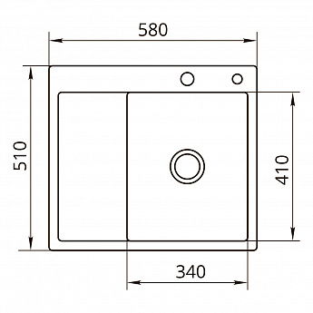 картинка Мойка для кухни Premial PR5851 (R) Swift Silk Brush 