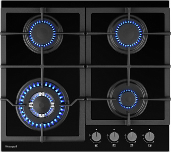 картинка Газовая варочная панель Weissgauff HGG 641 BGV 