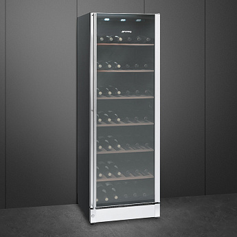 картинка Отдельностоящий винный шкаф Smeg SCV115G 