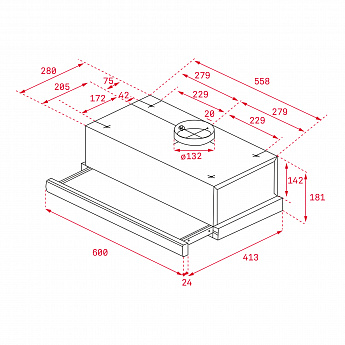 картинка Кухонная вытяжка Teka EASY TL 6310 WHITE 