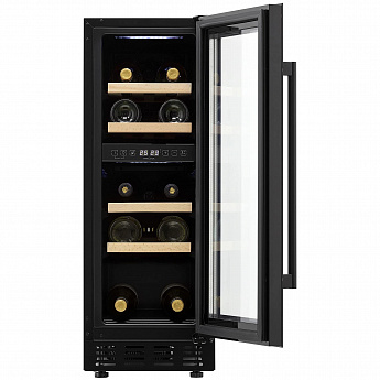 картинка Встраиваемый винный шкаф Krona BADEN 82/17 BL  картинка Встраиваемый винный шкаф Krona BADEN 82/17 BL