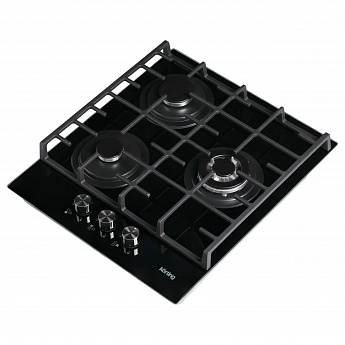 картинка Газовая варочная панель Korting HGG 4825 CTN черный 