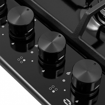 картинка Газовая варочная панель Maunfeld EGHE.64.63CB2/G черный 