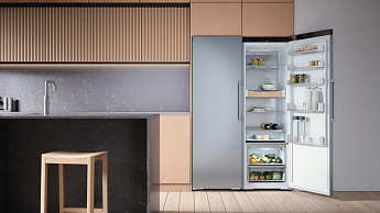 картинка Полувстраиваемый холодильник Asko RFR586KNCS1 нержавеющая сталь 