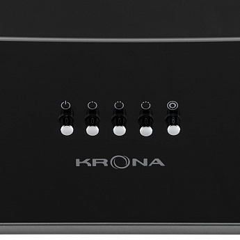 картинка Кухонная вытяжка Krona INGA 600 inox/black push button 