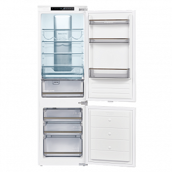 картинка Встраиваемый холодильник Maunfeld MBF17754NFWHGR LUX Inverter 