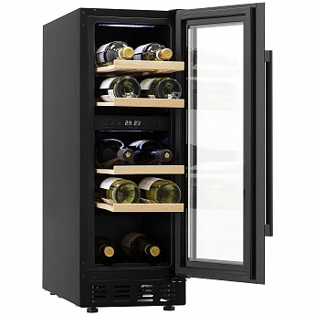 картинка Встраиваемый винный шкаф Krona BADEN 82/17 BL  картинка Встраиваемый винный шкаф Krona BADEN 82/17 BL