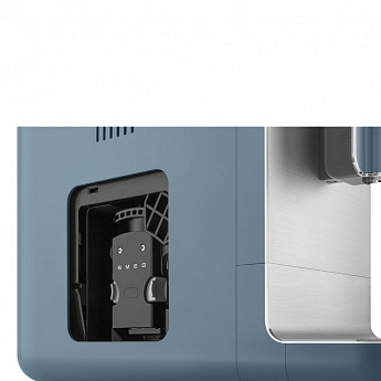 картинка Кофемашина Smeg BCC12SBMEU синий шторм матовый 