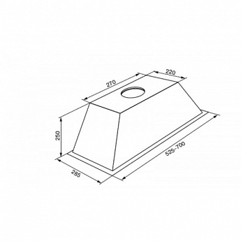 картинка Кухонная вытяжка Kuppersberg INLINEA 60 X 