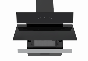 картинка Кухонная вытяжка наклонная Midea MH60AN364GB черная 