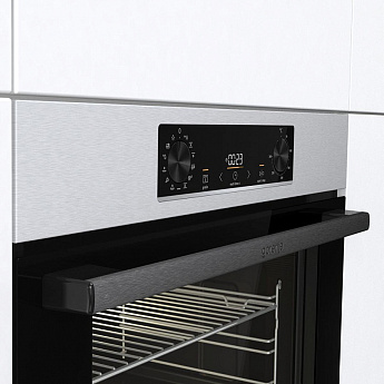 картинка Духовой шкаф с функцией пара Gorenje BOSB6737E03X нержавеющая сталь 