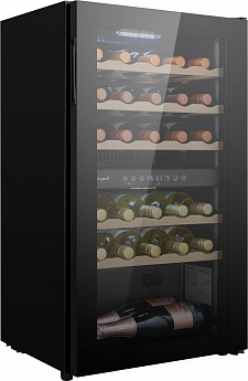 картинка Полувстраиваемый винный шкаф Weissgauff WWC-29 DB DualZone 