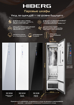 картинка Паровой шкаф Hiberg SD 5GM 