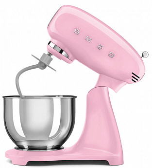 картинка Миксер планетарный Smeg SMF05PKEU розовый 