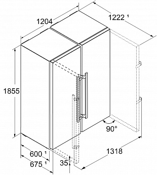 картинка Отдельностоящий холодильник Liebherr XRFSD 5230-22 001 