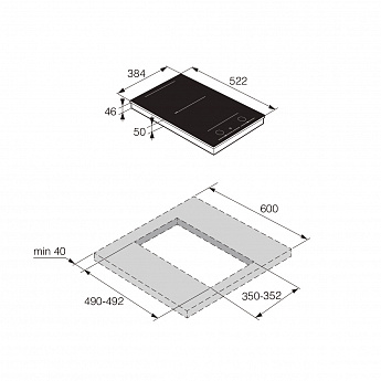 картинка Варочная панель Asko HID352GC 