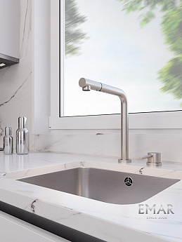 картинка Смеситель Emar ЕС - 7027 Satin  картинка Смеситель Emar ЕС - 7027 Satin