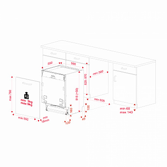 картинка Посудомоечная машина Teka DFI 46950 