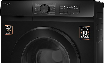картинка Стиральная машина Weissgauff WM 39106 Inverter Steam Black 