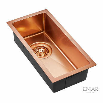 картинка Мойка для кухни Emar EMB-126A PVD Nano Coppery 
