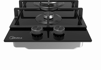 картинка Газовая варочная панель Midea MG3270TGB черная 