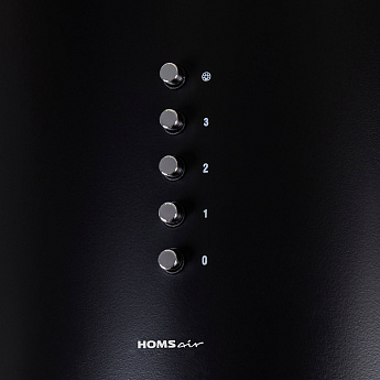 картинка Кухонная вытяжка Homsair FLY 1000PH черный 