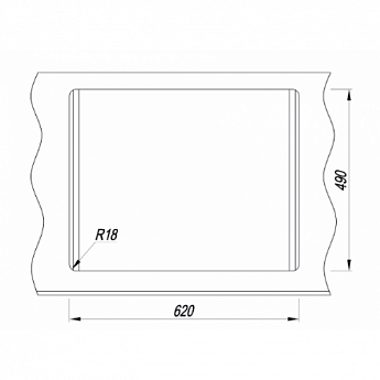 картинка Мойка для кухни Florentina КОМБИ-640К  