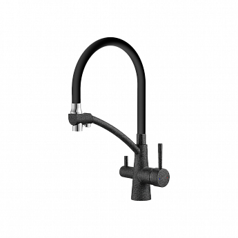 картинка Смеситель Gerdamix BROOKS (FL) black 