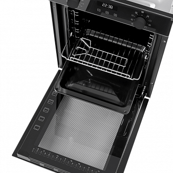 картинка Электрический духовой шкаф Maunfeld EOEM519PB2 черный 