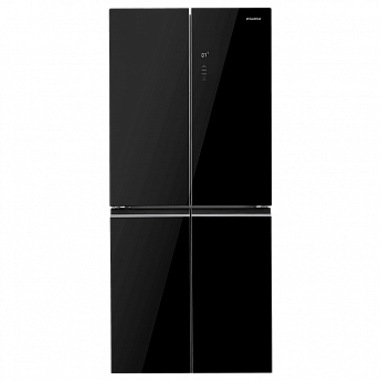 картинка Полувстраиваемый холодильник Maunfeld MFF190NFB01 черный 